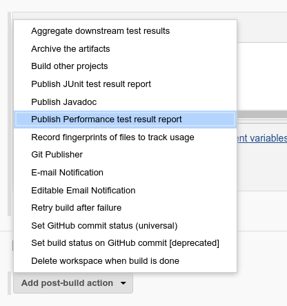 Performance Plugin Performance Test Running And Reporting For Jenkins Ci