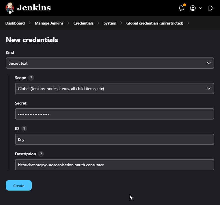 jenkins credential